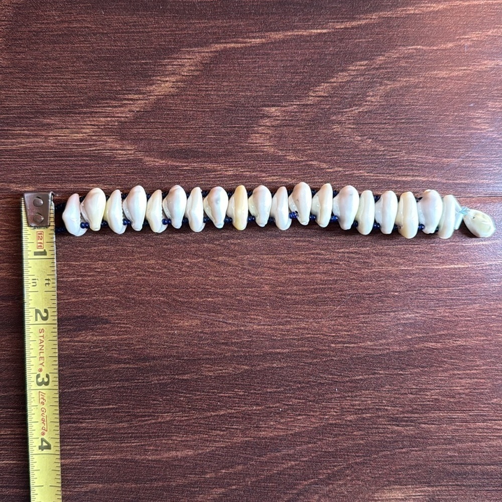 Beaded Shell Bracelet Os - image 6